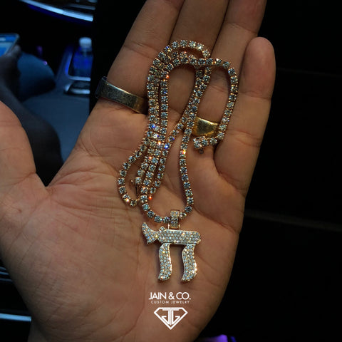 14k Rose Gold C’hai Diamond Charm & Chain Set