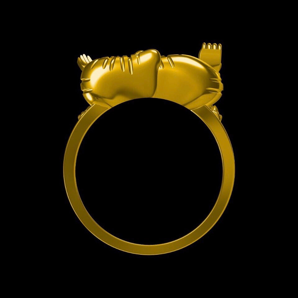 Ganesha Ring 18kt Gold