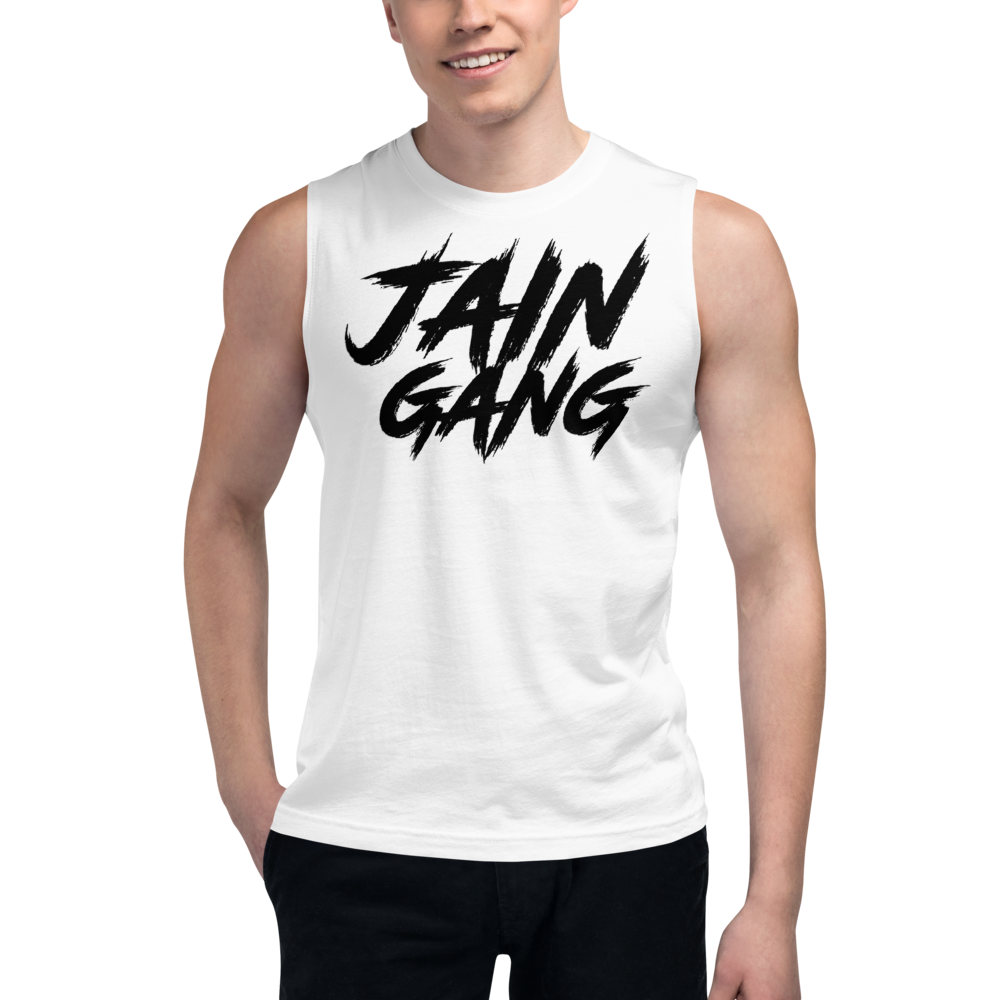 JAIN GANG JTJ Logo Workout Tank Top Shirt