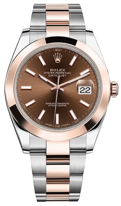 Rolex Datejust 41mm Everose Gold and Steel 126301 CISO