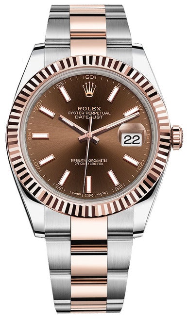 Rolex Datejust 41mm Everose Gold and Steel 126331 CIFO