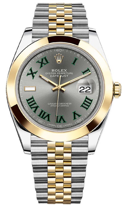 Rolex Datejust 41mm Yellow Gold and Steel 126303 GRJ