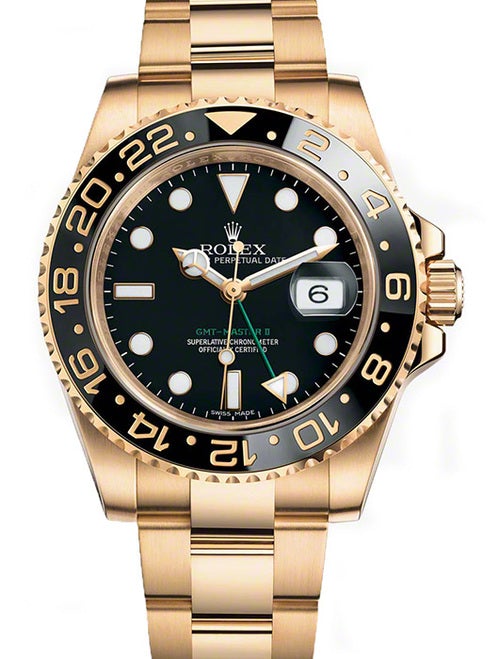 Rolex GMT-Master II Gold 116718 Black