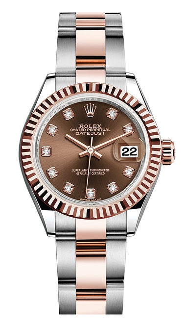 Rolex Lady Datejust 28mm Everose Fluted Two-Tone 279171CDFO