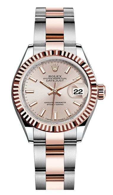 Rolex Lady Datejust 28mm Everose Fluted Two-Tone 279171SIFO