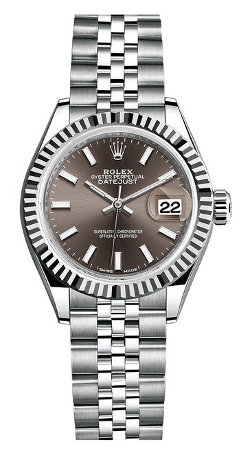 Rolex Lady Datejust 28mm Fluted Stainless Steel 279174BIFJ