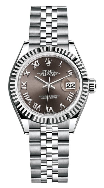 Rolex Lady Datejust 28mm Fluted Stainless Steel 279174BRFJ