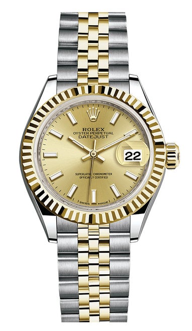 Rolex Lady Datejust 28mm Fluted Two-Tone 279173 CIFJ