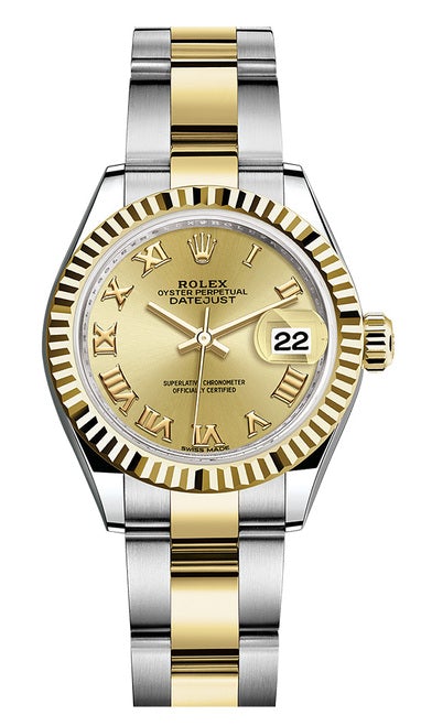 Rolex Lady Datejust 28mm Fluted Two-Tone 279173 CRFO
