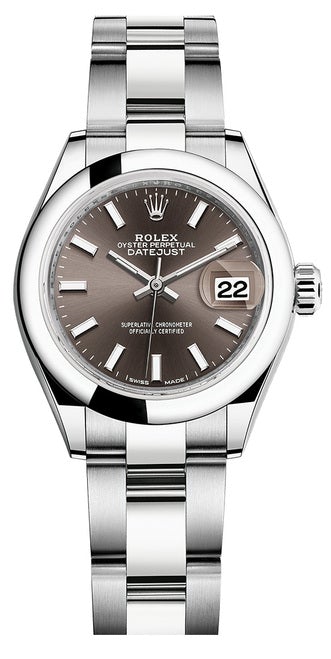 Rolex Lady Datejust 28mm Smooth Stainless Steel 279160BISO