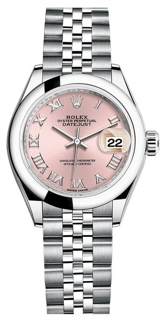 Rolex Lady Datejust 28mm Smooth Stainless Steel 279160PRSJ