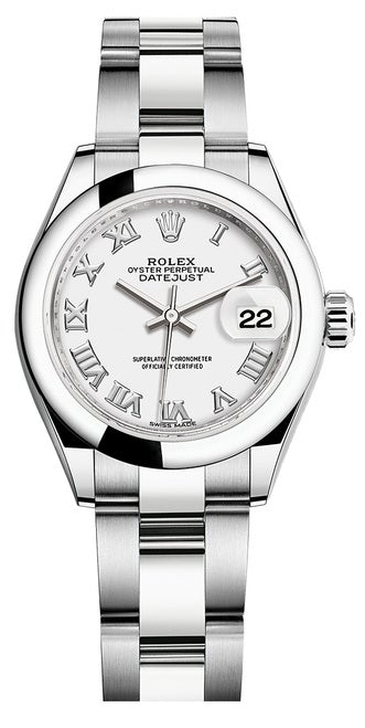 Rolex Lady Datejust 28mm Smooth Stainless Steel 279160WRSO