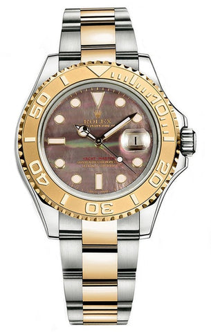 Rolex Yacht-Master Two-Tone Custom Dark Pearl 16623 Pre-Owned