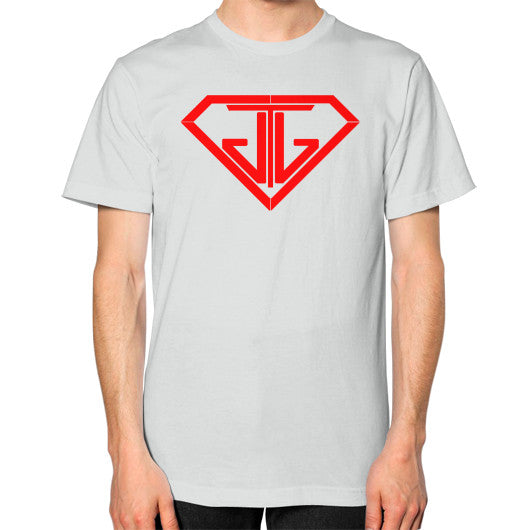 Unisex T-Shirt (on man) Silver - Jain The Jeweler